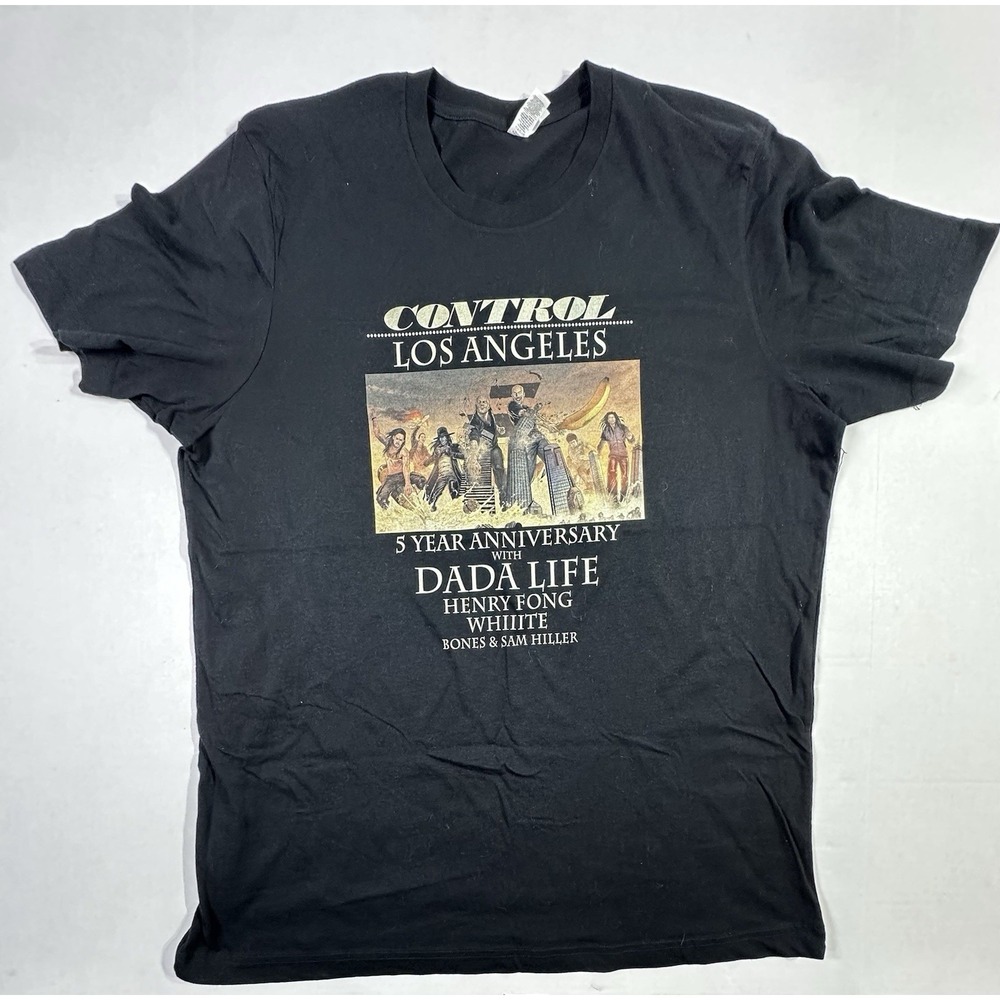 Dada Life Control LA 5 Year Anniversary T-Shirt XL DJ EDM Festival Tee